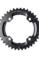 SRAM foaie - MTB 38T 104 S1 49 CHAINLINE AL5 2X10 NO PIN BLAST - negru