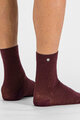 SPORTFUL Șosete clasice de ciclism - MATCHY WOOL - bordo