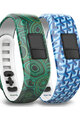 GARMIN set de curele - JONATHAN ADLER - verde/albastru