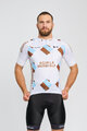 BONAVELO Tricou de ciclism cu mânecă scurtă - AG2R LA MONDIALE - alb/albastru