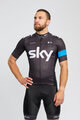 BONAVELO Tricou de ciclism cu mânecă scurtă - SKY - negru