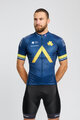BONAVELO Tricou de ciclism cu mânecă scurtă - AQUA BLUE - albastru/auriu