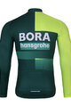 BONAVELO Tricou de cilism pentru iarnă cu mânecă lungă - BORA 2024 WINTER - verde