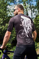 HOLOKOLO Tricou de ciclism cu mânecă scurtă - OCTOPUS - negru/alb