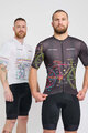 HOLOKOLO Tricou de ciclism cu mânecă scurtă - MAAPPI DARK - negru/multicolor