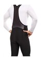 HOLOKOLO Pantaloni de ciclism lungi cu bretele - ELITE WINTER - negru