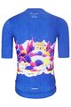 HOLOKOLO Tricou de ciclism cu mânecă scurtă - VOYAGE - albastru/multicolor