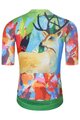 HOLOKOLO Tricou de ciclism cu mânecă scurtă - DEER - verde/multicolor