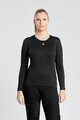 RIVANELLE BY HOLOKOLO Tricou de ciclism cu mânecă lungă - WINTER BASE LAYER - negru