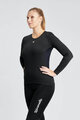 RIVANELLE BY HOLOKOLO Tricou de ciclism cu mânecă lungă - WINTER BASE LAYER - negru