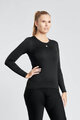 RIVANELLE BY HOLOKOLO Tricou de ciclism cu mânecă lungă - WINTER BASE LAYER - negru