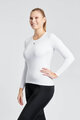 RIVANELLE BY HOLOKOLO Tricou de ciclism cu mânecă lungă - WINTER BASE LAYER - alb