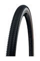 SCHWALBE anvelopă - G-ONE R (45-622) 28x1.70 700x45C RACE - bej/negru