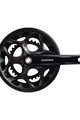 SHIMANO angrenaje și foi angrenaj - TOURNEY A070 170mm 50/34 - negru