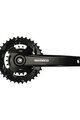 SHIMANO angrenaje și foi angrenaj - ALTUS MT101 75mm 36/22 - negru