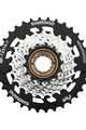 SHIMANO roată multiplă - TZ510 7 MEGA RANGE - argintiu/negru