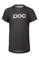 POC Tricou de ciclism cu mânecă scurtă - ESSENTIAL MTB - gri