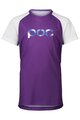 POC Tricou de ciclism cu mânecă scurtă - ESSENTIAL MTB - mov/alb