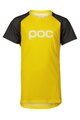 POC Tricou de ciclism cu mânecă scurtă - ESSENTIAL MTB - galben/gri