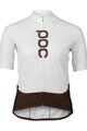 POC Tricou de ciclism cu mânecă scurtă - ESSENTIAL ROAD LOGO - alb/negru