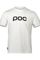 POC Tricou de ciclism cu mânecă scurtă - TEE - alb