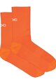 POC Șosete clasice de ciclism - CADENCE ROAD SOCKS - portocaliu