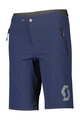 SCOTT Pantaloni scurți de ciclism fără bretele - TRAIL 10 LS/FIT W/PAD JR - albastru