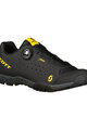 SCOTT Pantofi de ciclism - SPORT TRAIL EVO GORE-TEX - negru/galben