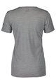 SCOTT Tricou de ciclism cu mânecă scurtă - TEE COMMUTER MERINO W - gri