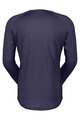 SCOTT Tricou de ciclism cu mânecă lungă - DEFINED MERINO LS - mov