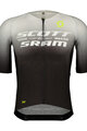 SCOTT Tricou de ciclism cu mânecă scurtă - SRAM AERO - negru/alb