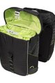 BASIL Geantă de ciclism - MILES DOUBLE BAG - negru/verde