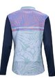 KENNY Tricou de ciclism cu mânecă lungă de vară - CHARGER W - albastru/multicolor