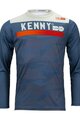 KENNY Tricou de ciclism cu mânecă lungă de vară - ELITE - albastru