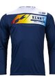 KENNY Tricou de ciclism cu mânecă lungă de vară - ELITE - albastru