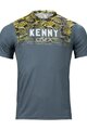 KENNY Tricou de ciclism cu mânecă scurtă - CHARGER - galben/gri