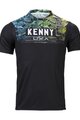 KENNY Tricou de ciclism cu mânecă scurtă - CHARGER - galben/albastru/negru