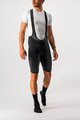 CASTELLI Pantaloni scurți de ciclism cu bretele - NANO FLEX PRO RACE - negru