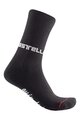 CASTELLI Șosete clasice de ciclism - QUINDICI SOFT MERINO W - negru