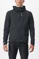 CASTELLI Jachetă termoizolantă de ciclism - TRAIL HOODIE - negru