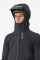 CASTELLI Jachetă termoizolantă de ciclism - TRAIL HOODIE - negru