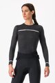 CASTELLI Tricou de ciclism cu mânecă lungă - MERINO SEAMLESS W - negru