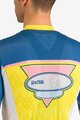 CASTELLI Tricou de ciclism cu mânecă scurtă - #GIRO107 OROPA - galben/albastru