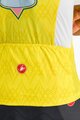 CASTELLI Tricou de ciclism cu mânecă scurtă - #GIRO107 OROPA - galben/albastru