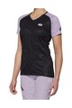 100% SPEEDLAB Tricou de ciclism cu mânecă scurtă - AIRMATIC W - negru/mov