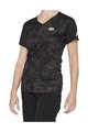 100% SPEEDLAB Tricou de ciclism cu mânecă scurtă - AIRMATIC W - negru/maro