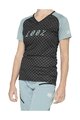 100% SPEEDLAB Tricou de ciclism cu mânecă scurtă - AIRMATIC W - albastru deschis/negru