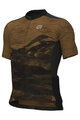 ALÉ Tricou de ciclism cu mânecă scurtă - MOUNTAIN OFF ROAD - GRAVEL - maro