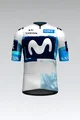 GOBIK Tricou de ciclism cu mânecă scurtă - ODYSSEY MOVISTAR TEAM 2025 - alb/albastru/albastru deschis