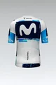 GOBIK Tricou de ciclism cu mânecă scurtă - ODYSSEY MOVISTAR TEAM 2025 - alb/albastru/albastru deschis